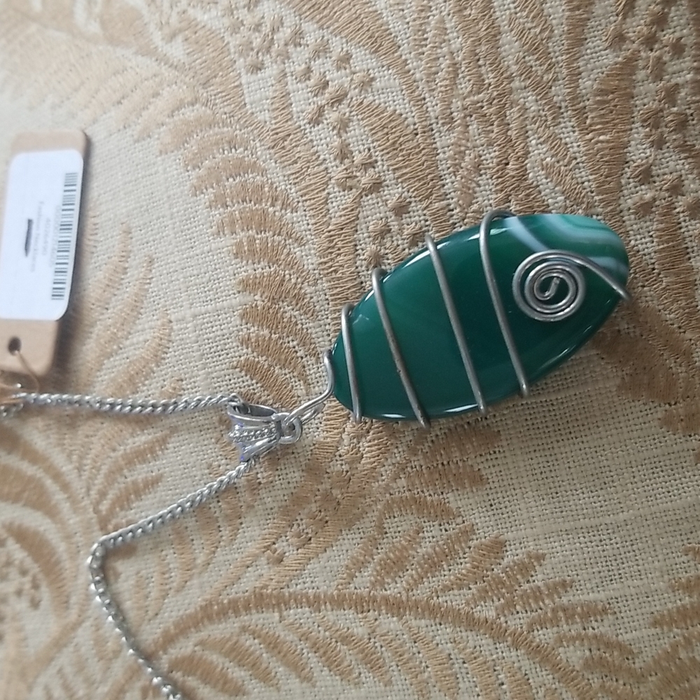 🎈Fashion Green stone necklace